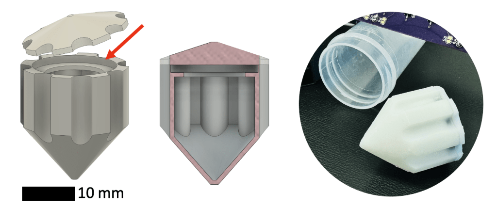Fig 3. Magnetic Float for Conical Tube.